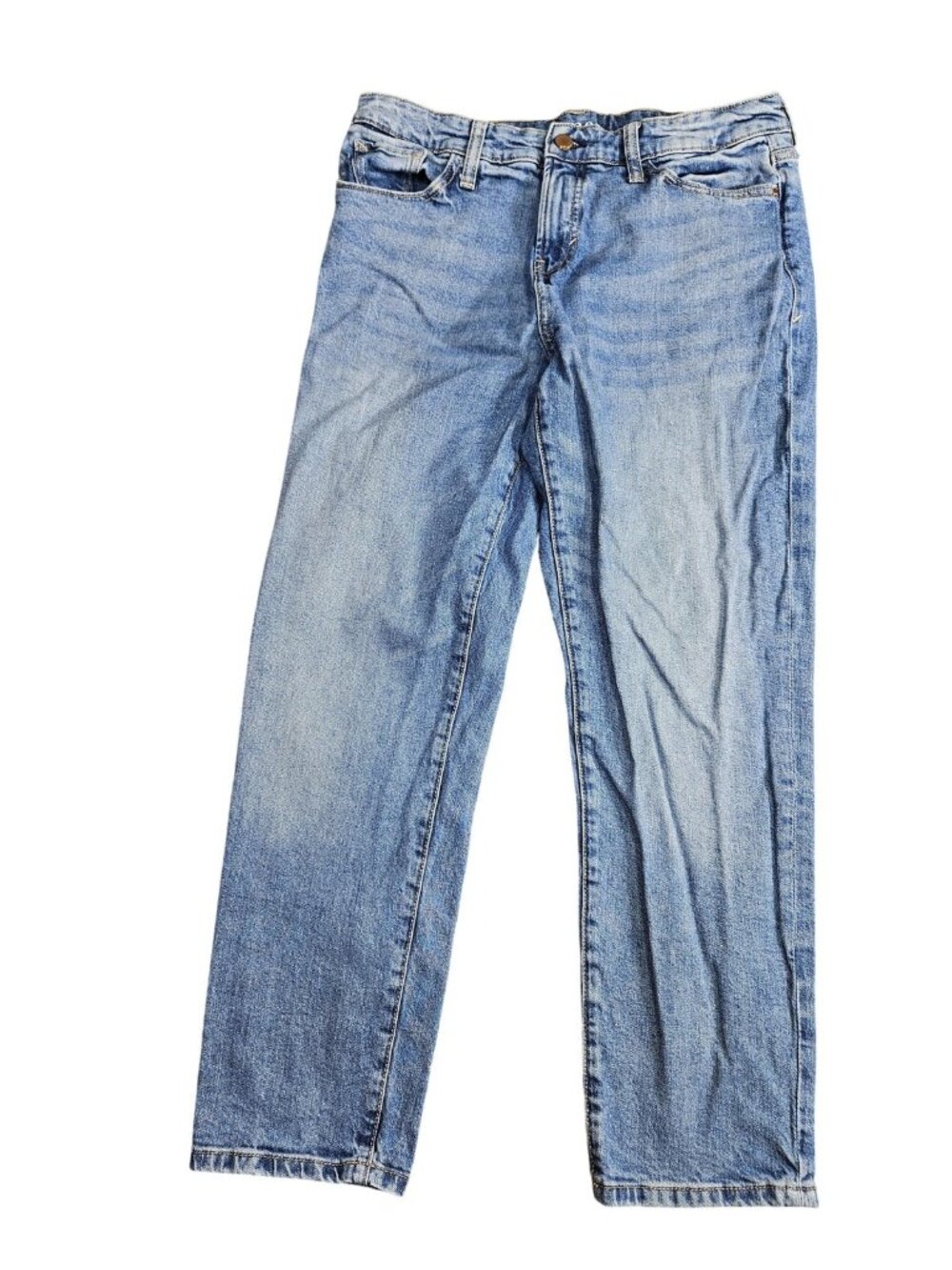 A.n.a Mid Rise Boyfriend Jeans‎ Womens 8 Blue Light Wash Relaxed Stretch Denim